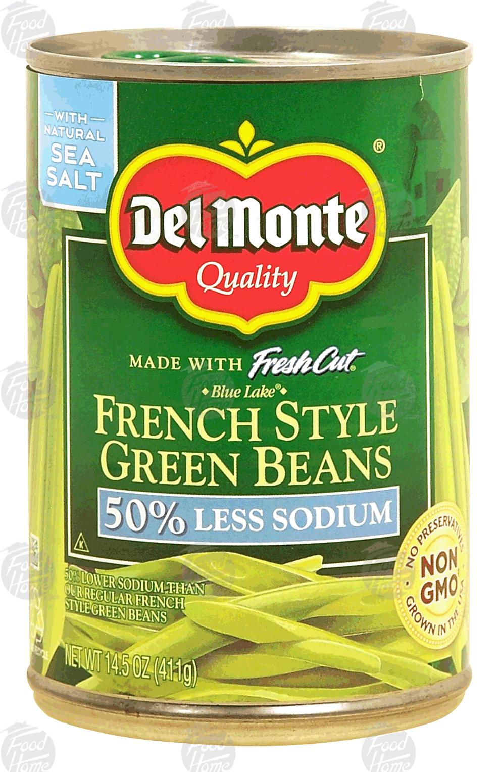 Del Monte Fresh Cut blue lake french style green beans, 50% less sodium Full-Size Picture